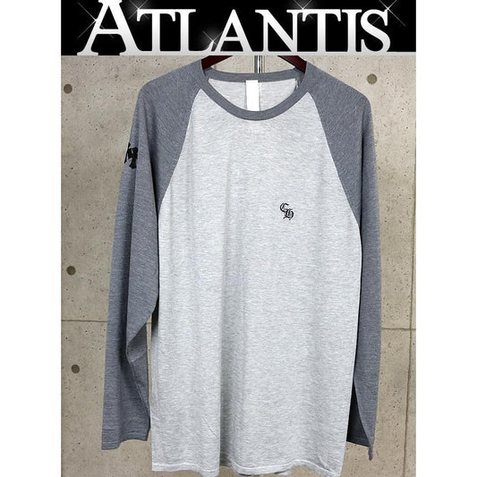 CHROME HEARTS Y NOT Cross Patch Long Sleeve Tee Gray Size L