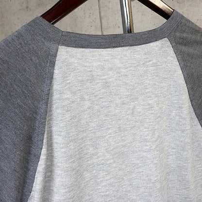 CHROME HEARTS Y NOT Cross Patch Long Sleeve Tee Gray Size L