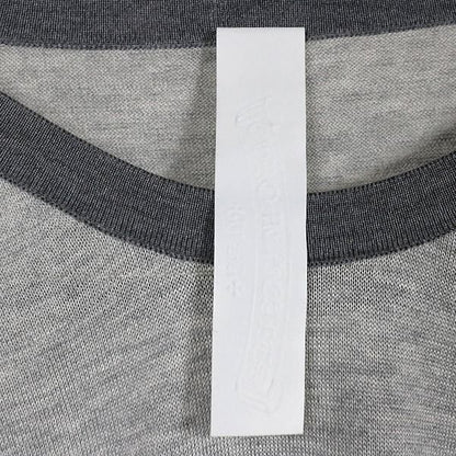 CHROME HEARTS Y NOT Cross Patch Long Sleeve Tee Gray Size L