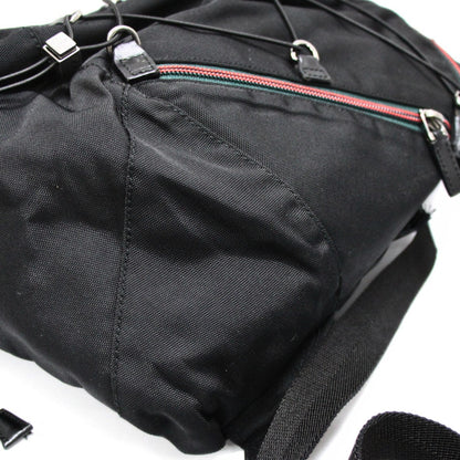 Gucci Sherry Line Canvas Backpack Black Size ONE SIZE