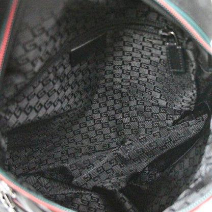 Gucci Sherry Line Canvas Backpack Black Size ONE SIZE