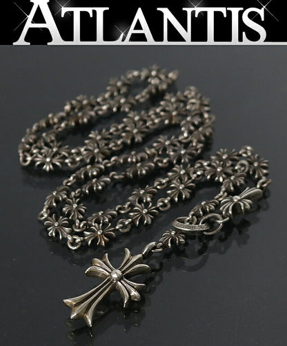 CHROME HEARTS Tiny Fat Cross ECH+ Rosary Choke Size ONE SIZE