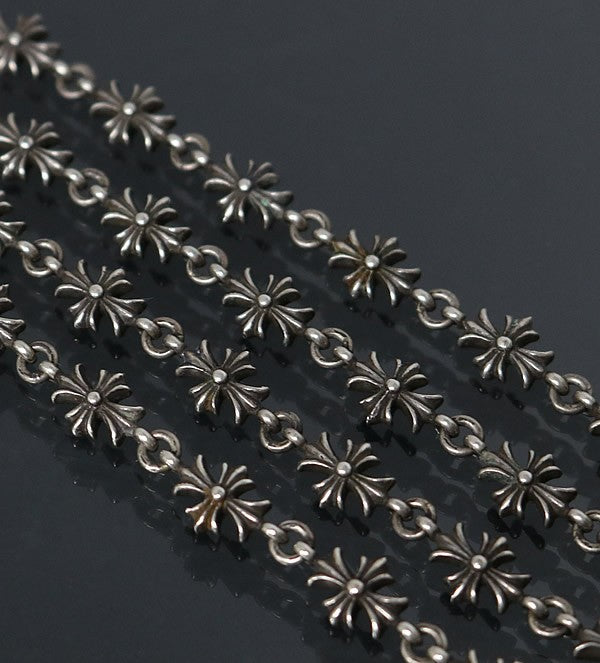 CHROME HEARTS Tiny Fat Cross ECH+ Rosary Choke Size ONE SIZE