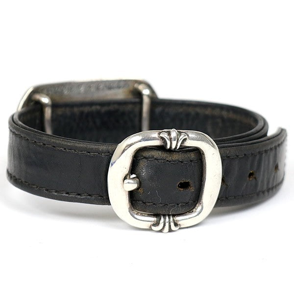 CHROME HEARTS Dog Tag Crossball Leather Size ONE SIZE