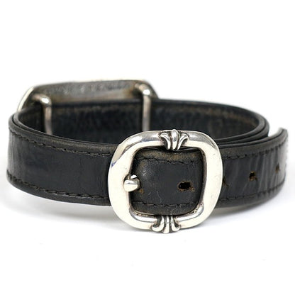 CHROME HEARTS Dog Tag Crossball Leather Size ONE SIZE