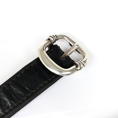 CHROME HEARTS Dog Tag Crossball Leather Size ONE SIZE