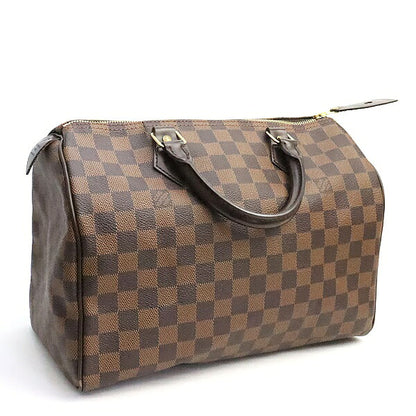 Louis Vuitton Damier Speedy 30 Bag Brown Size ONE SIZE