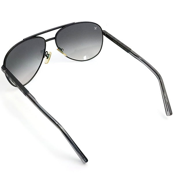 Louis Vuitton Damier Attitude Pilot Sunglasses Black Size 61