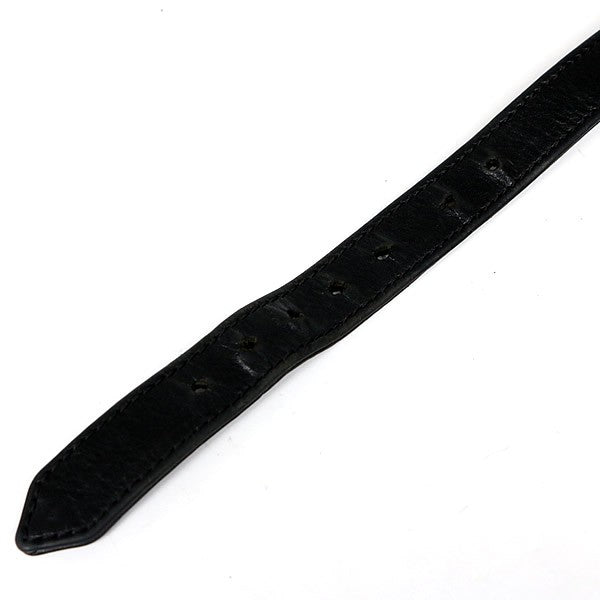 CHROME HEARTS Double R&R Leather Bracelet Size ONE SIZE