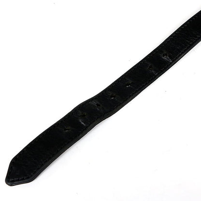 CHROME HEARTS Double R&R Leather Bracelet Size ONE SIZE