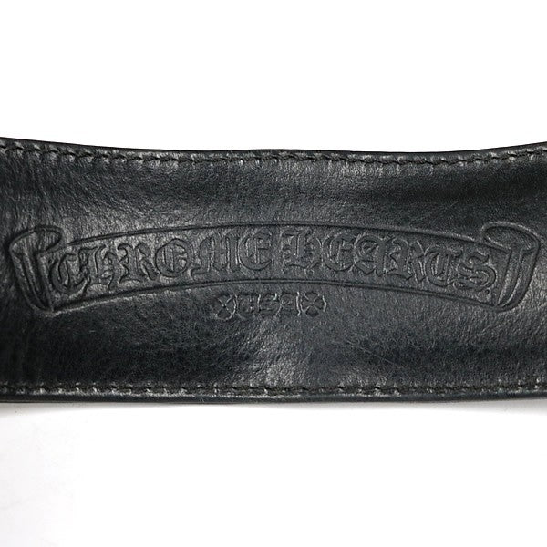 CHROME HEARTS Double R&R Leather Bracelet Size ONE SIZE