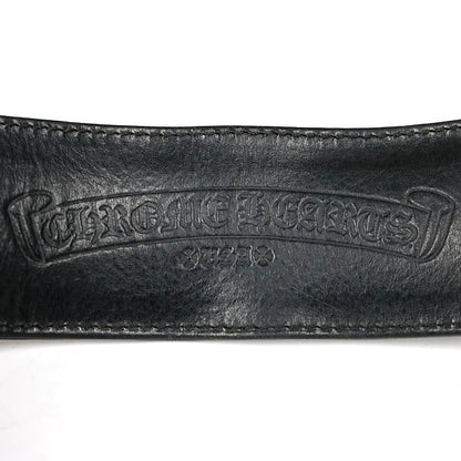 CHROME HEARTS Double R&R Leather Bracelet Size ONE SIZE