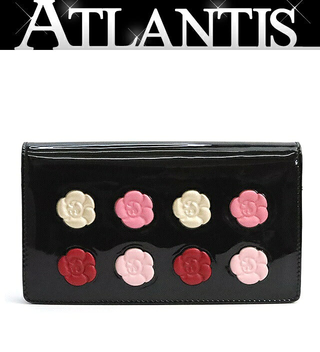 CHANEL Camellia Makeup Palette Wallet Black Size ONE SIZE