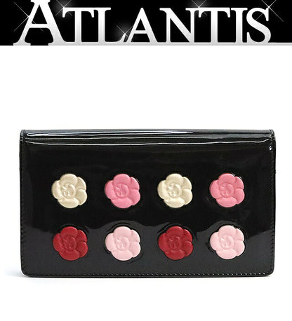 CHANEL Camellia Makeup Palette Wallet Black Size ONE SIZE