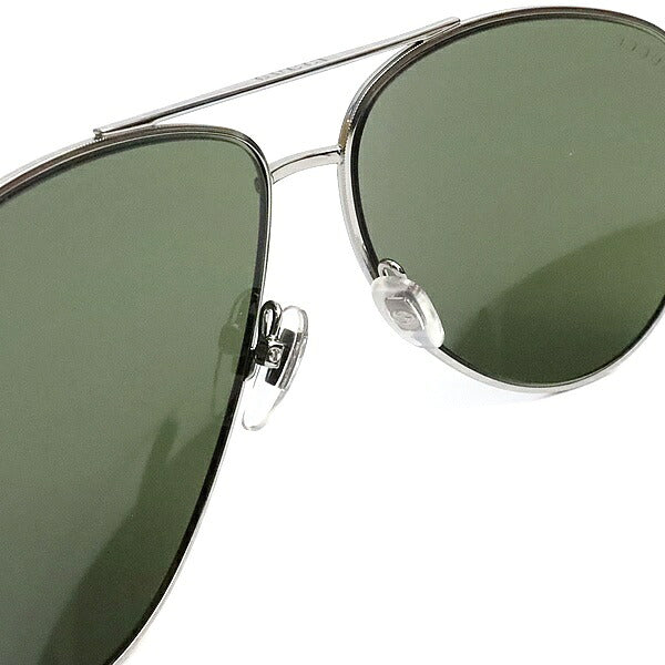 GUCCI Teardrop Sherry Line Sunglasses Silver Size 61□13-140