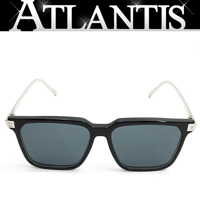 Louis Vuitton LV Rise Square Sunglasses Black Size 56□16-150