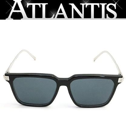 Louis Vuitton LV Rise Square Sunglasses Black Size 56□16-150
