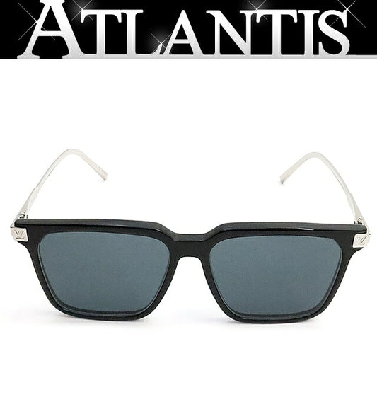Louis Vuitton LV Rise Square Sunglasses Black Size 56□16-150