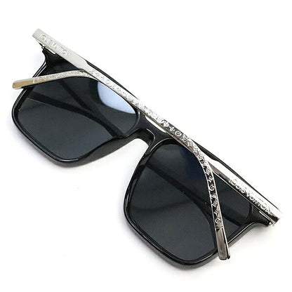 Louis Vuitton LV Rise Square Sunglasses Black Size 56□16-150