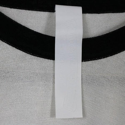CHROME HEARTS Y NOT Cross Patch Long Sleeve Tee White Size M