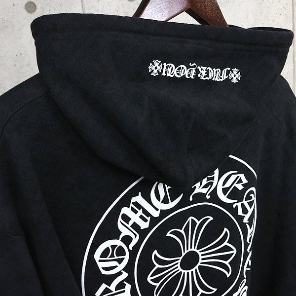 CHROME HEARTS CH Plus All Over Print Zip Hoodie Black Size M