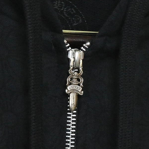 CHROME HEARTS CH Plus All Over Print Zip Hoodie Black Size M