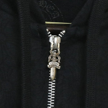 CHROME HEARTS CH Plus All Over Print Zip Hoodie Black Size M