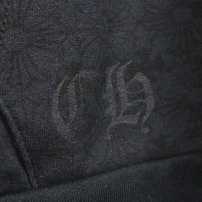 CHROME HEARTS CH Plus All Over Print Zip Hoodie Black Size M