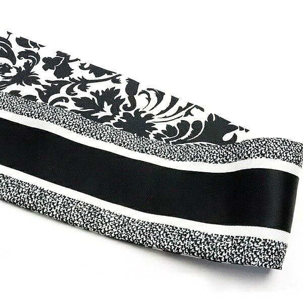 Christian Dior Mitzah Silk Scarf White Black Size ONE SIZE
