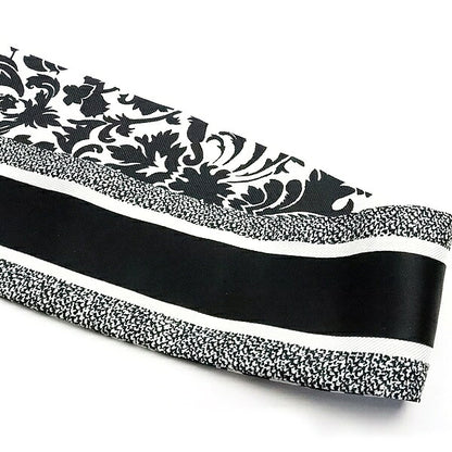 Christian Dior Mitzah Silk Scarf White Black Size ONE SIZE