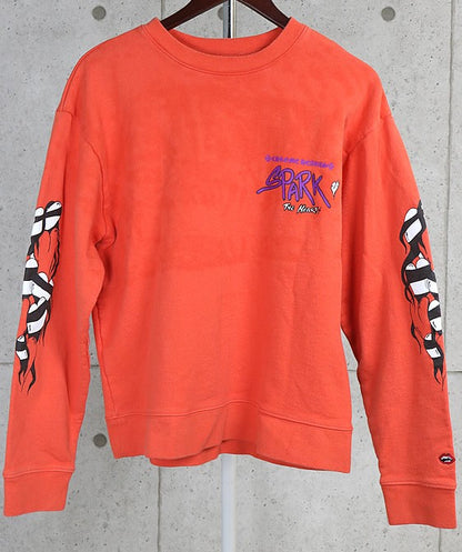 CHROME HEARTS PPO Matty Boy SPARK Print Crewneck Red Size L