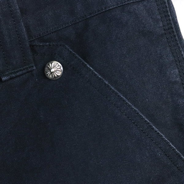 CHROME HEARTS Cross Patch Carpenter Double Knee Shorts Size 36