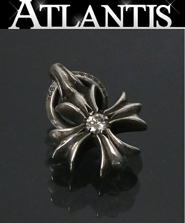 CHROME HEARTS CH Plus Diamond Charm SV925 Size ONE SIZE