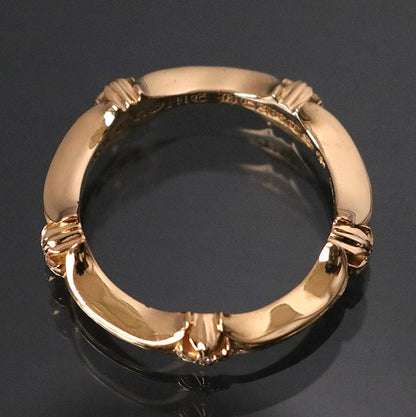 CHROME HEARTS 22K Plus & Bone Diamond Ring Size ONE SIZE