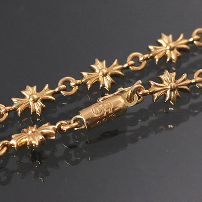 CHROME HEARTS 22K Tiny Fat Cross Pave Dia Size ONE SIZE