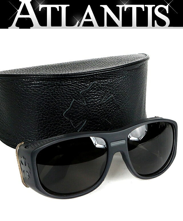 CHROME HEARTS LO RITA Silver Sunglasses Black Size ONE SIZE