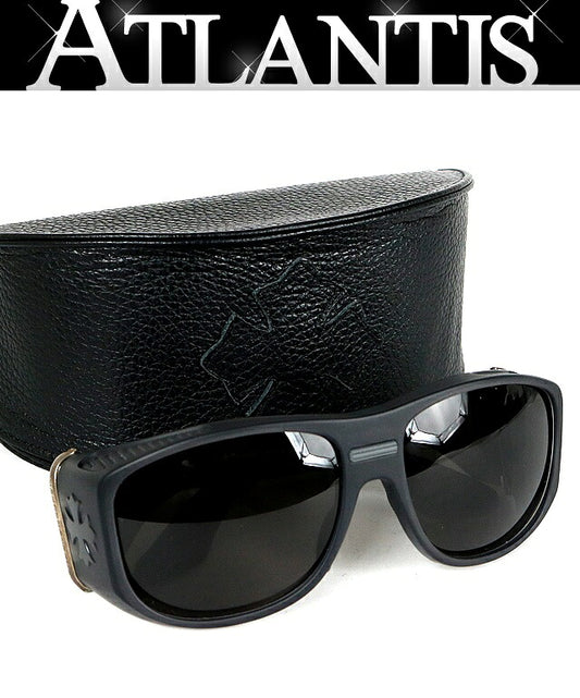 CHROME HEARTS LO RITA Silver Sunglasses Black Size ONE SIZE