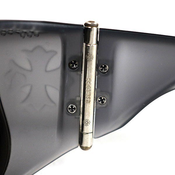 CHROME HEARTS LO RITA Silver Sunglasses Black Size ONE SIZE