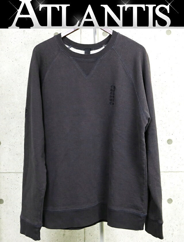 CHROME HEARTS Y NOT Embroidered Crewneck Gray Size L