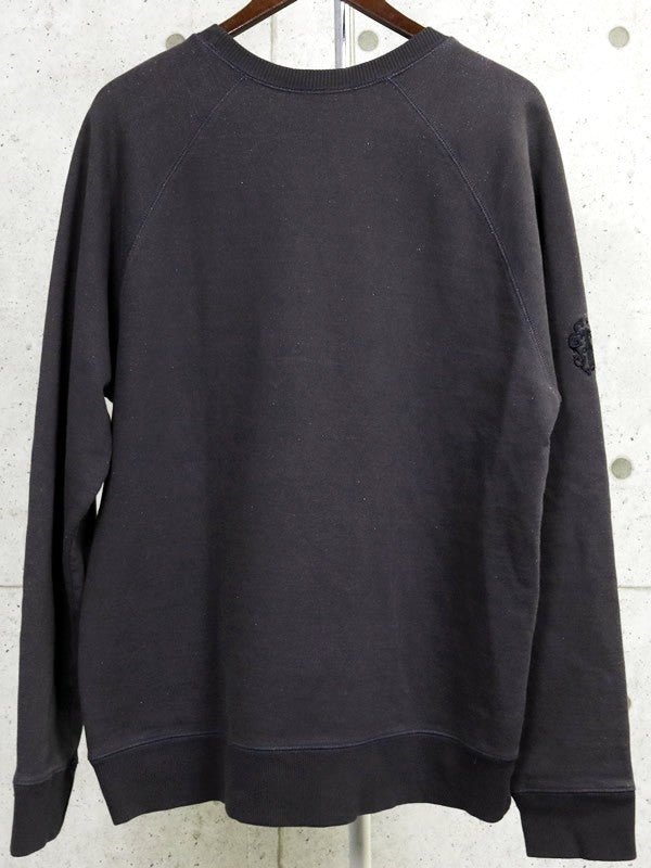 CHROME HEARTS Y NOT Embroidered Crewneck Gray Size L