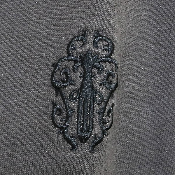 CHROME HEARTS Y NOT Embroidered Crewneck Gray Size L