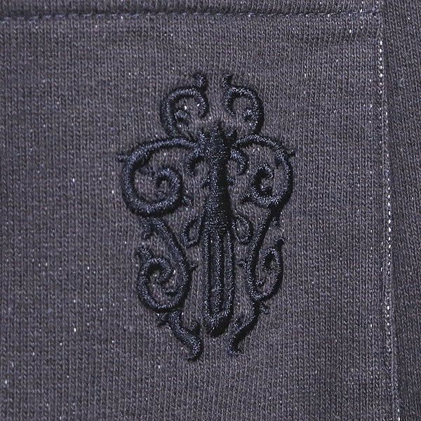 CHROME HEARTS Y NOT Embroidered Sweatpants Gray Size M