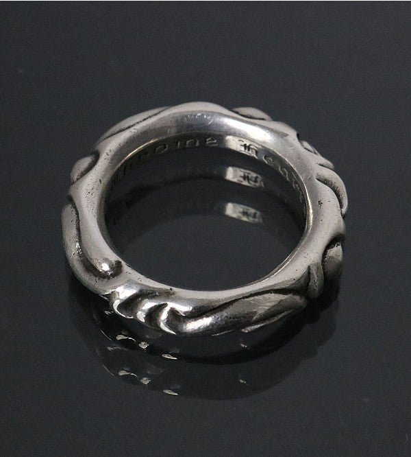 CHROME HEARTS Scroll Band Ring Silver SV925 Size ONE SIZE