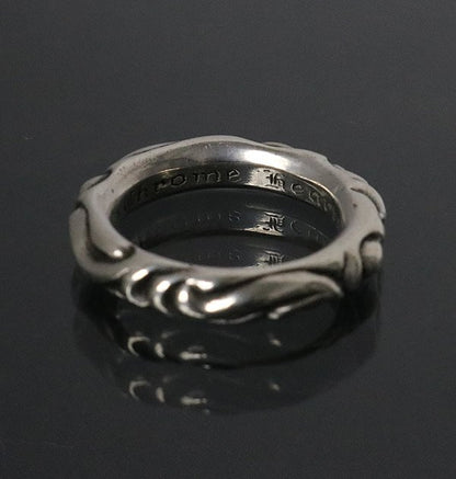 CHROME HEARTS Scroll Band Ring Silver SV925 Size ONE SIZE