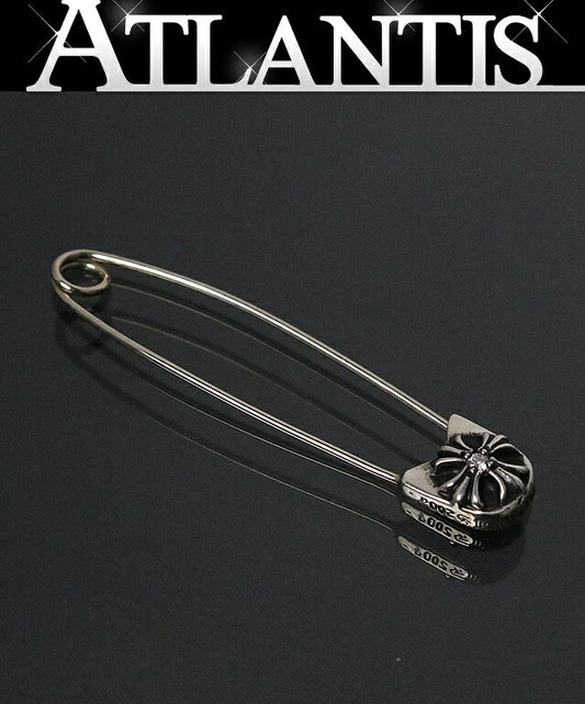 CHROME HEARTS Large Safety Pin 1P Diamond Size ONE SIZE