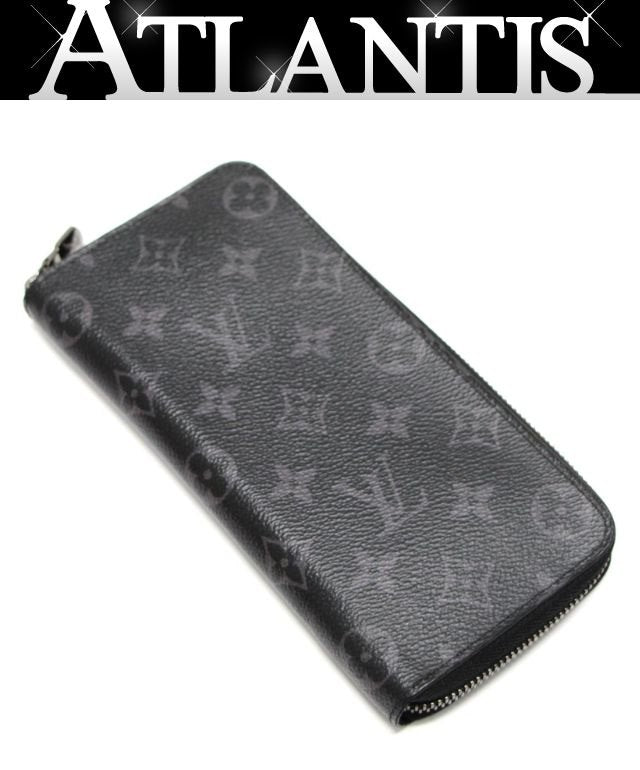Louis Vuitton Monogram Eclipse Long Wallet Size ONE SIZE