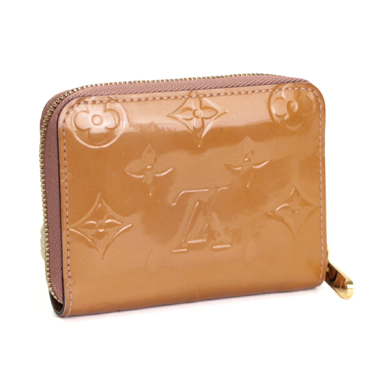 Louis Vuitton Brown Vernis Zippy Coin Purse