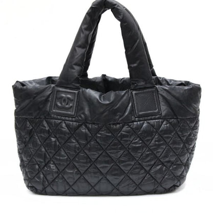 CHANEL Coco Cocoon Reversible Nylon Bag Black Size ONE SIZE