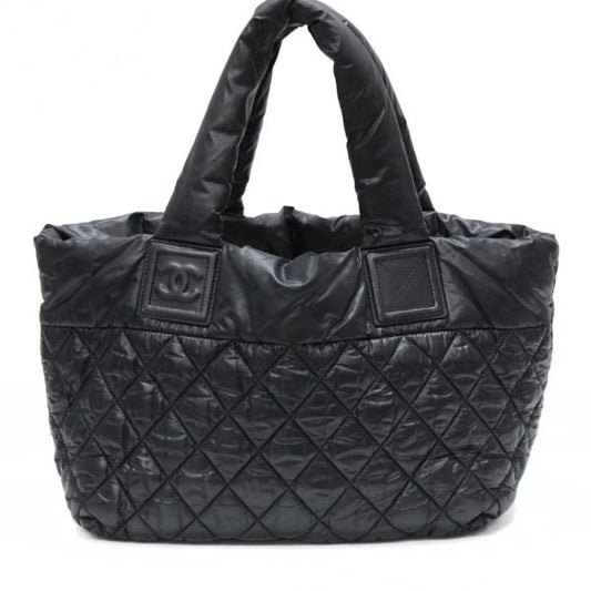 CHANEL Coco Cocoon Reversible Nylon Bag Black Size ONE SIZE