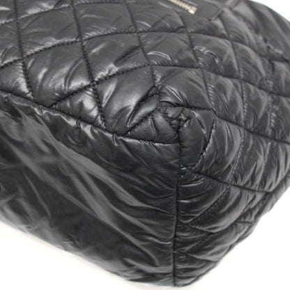 CHANEL Coco Cocoon Reversible Nylon Bag Black Size ONE SIZE